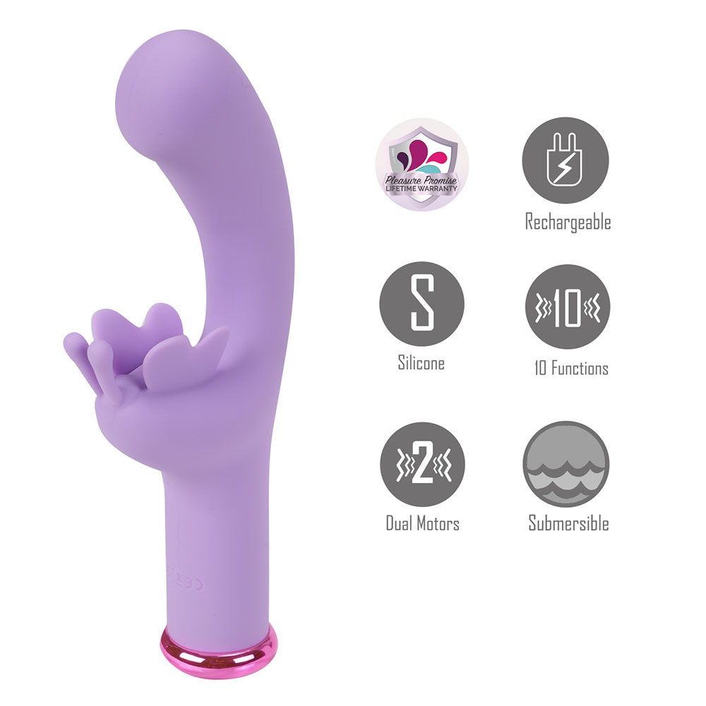 Maia MYLA - Lavender - Lavender 15.9 cm Butterfly Vibrator