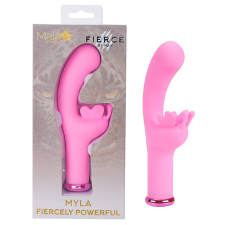 Maia MYLA - Pink - Pink 15.9 cm Butterfly Vibrator buy online Australia