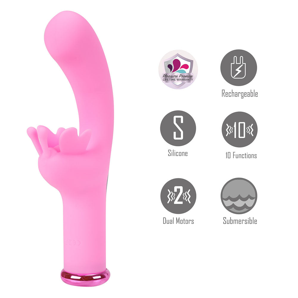 Maia MYLA - Pink - Pink 15.9 cm Butterfly Vibrator