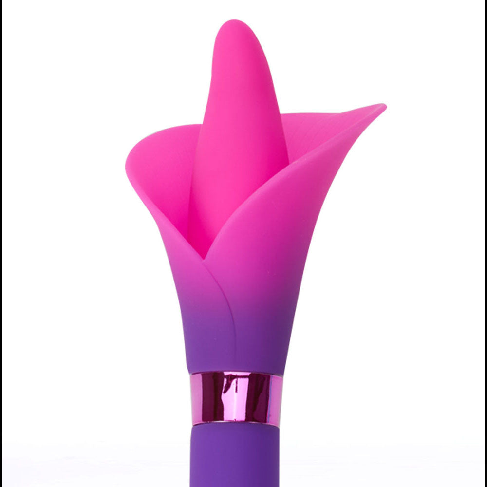 Maia VALA - Purple - Purple/Pink 22.2 cm Flower Vibrator