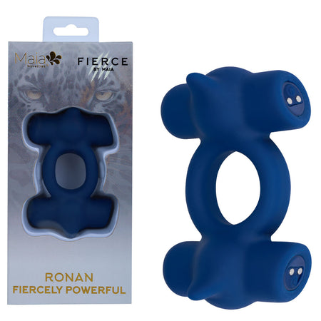 Maia RONAN - Blue - Blue Dual Vibrating Cock Ring buy online Australia