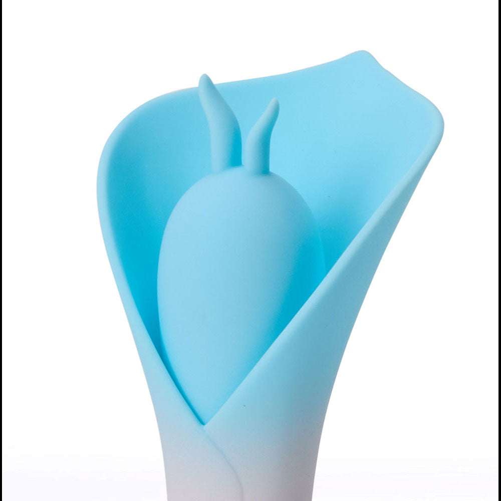 Maia MINA - Blue - Blue/Pink Fluttering Flower Stimulator