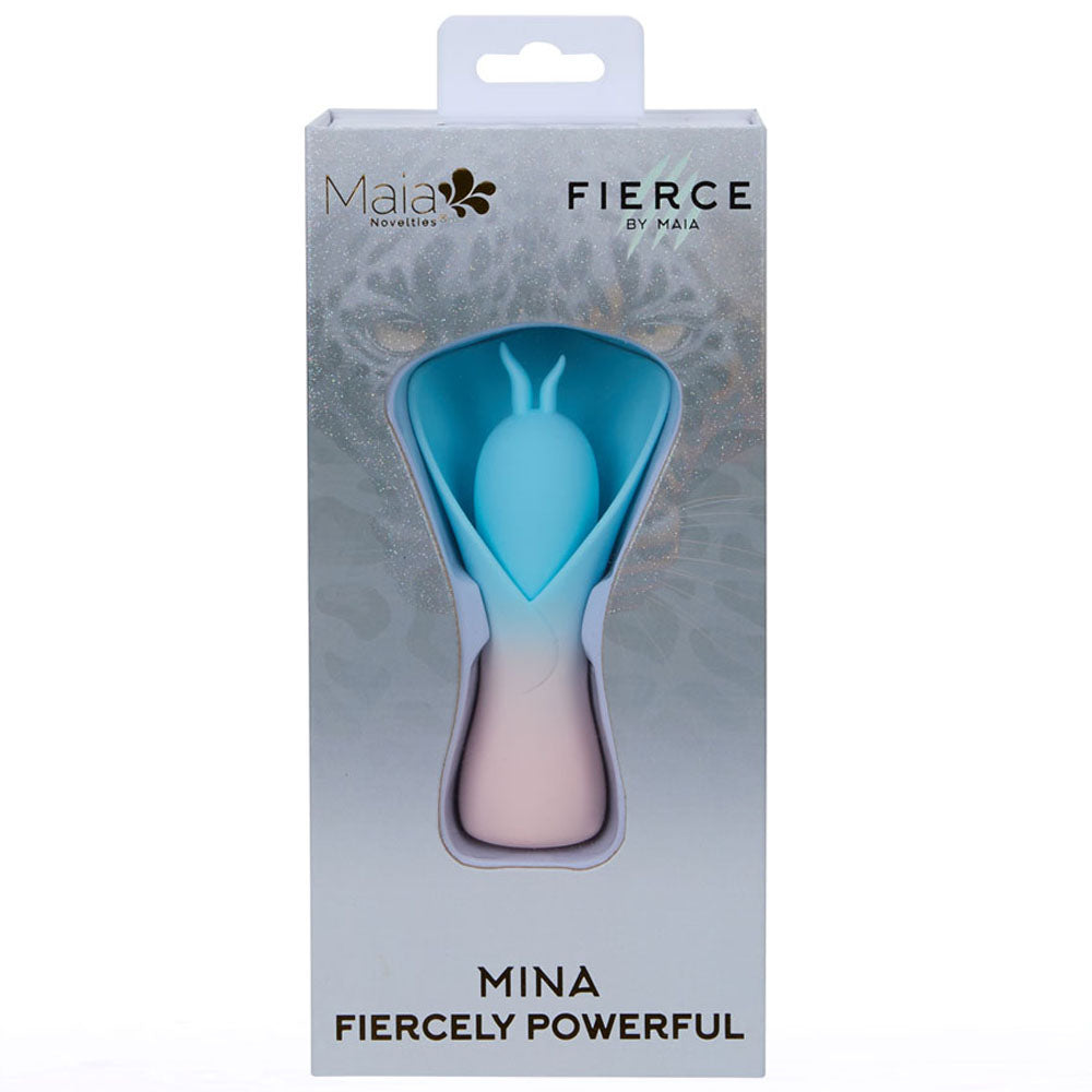 Maia MINA - Blue - Blue/Pink Fluttering Flower Stimulator