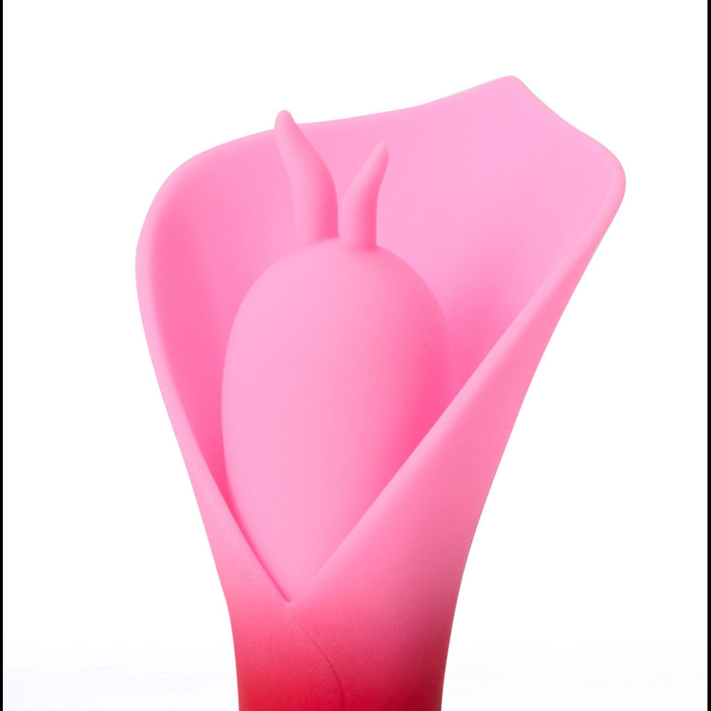 Maia MINA - Red - Red/Pink Fluttering Flower Stimulator