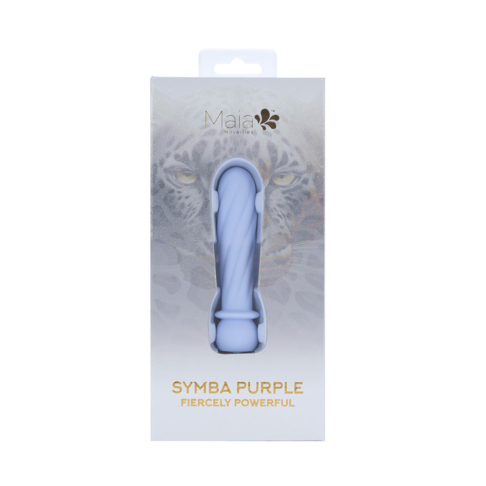 Maia SYMBA - Purple - Purple 10.8 cm USB Rechargeable Powerful Bullet — view 6
