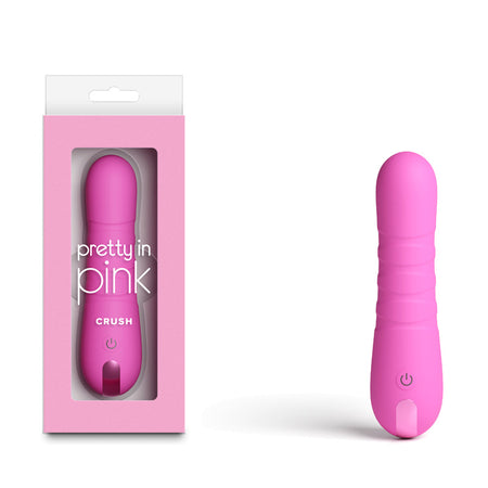 Pretty in Pink Crush - Pink - Pink 14.3 cm Vibrator buy online Australia