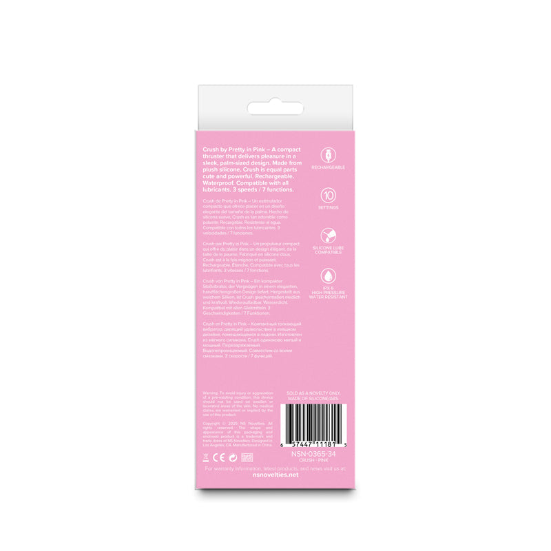 Pretty in Pink Crush - Pink - Pink 14.3 cm Vibrator