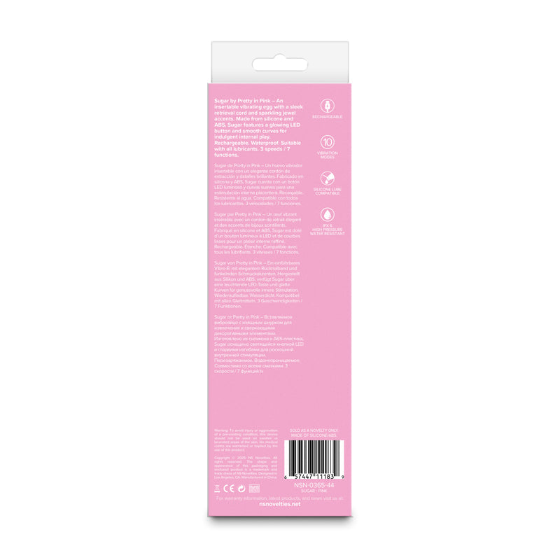 Pretty in Pink Sugar - Pink - Pink 21 cm Flexible Vibrator