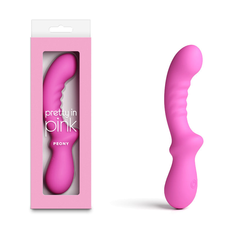 Pretty in Pink Peony - Pink - Pink 19.8 cm Vibrator buy online Australia