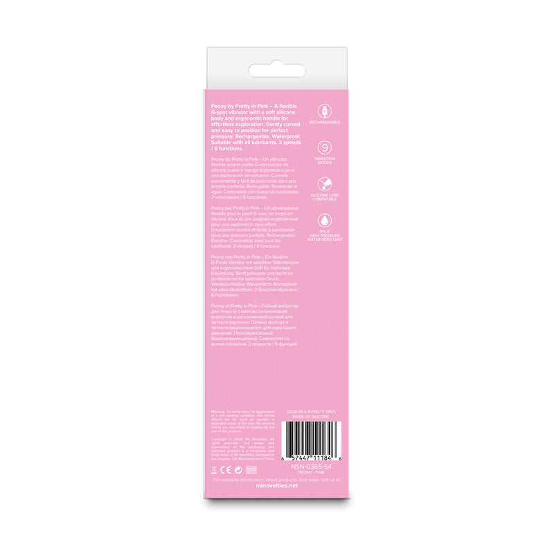 Pretty in Pink Peony - Pink - Pink 19.8 cm Vibrator