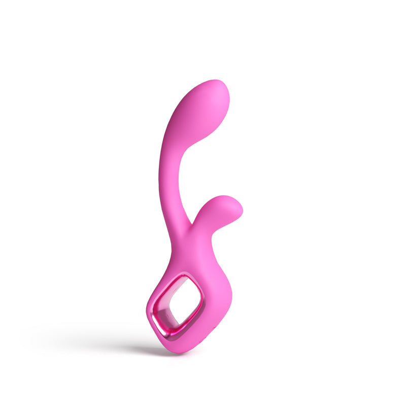 Pretty in Pink Velvet - Pink - Pink 18.7 cm Rabbit Vibrator