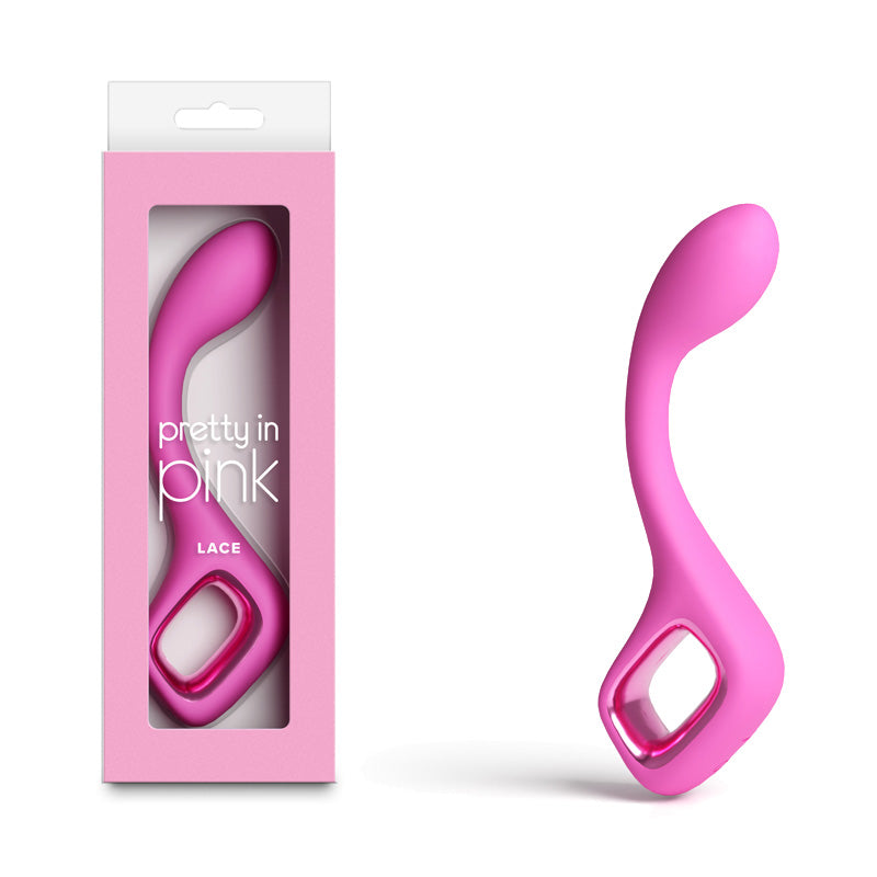 Pretty in Pink Lace - Pink - Pink 18.7 cm Vibrator buy online Australia
