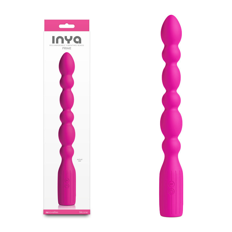 INYA Prime - Pink - Pink 28.8 cm Anal Vibrator buy online Australia