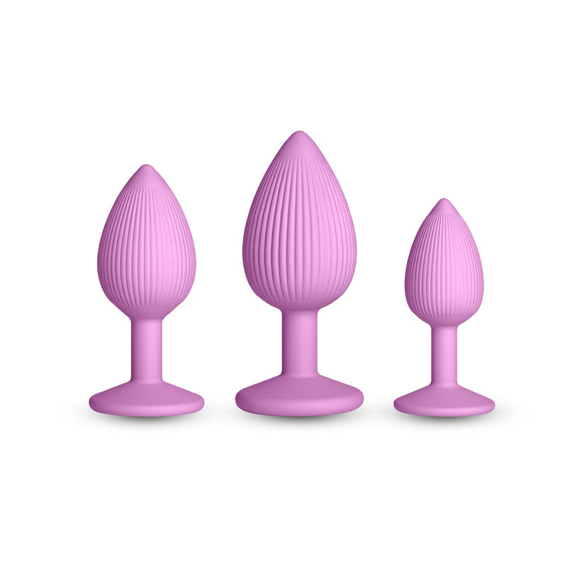 INYA Triple Ace Kit - Blush - Pink Butt Plugs - Set of 3 Sizes