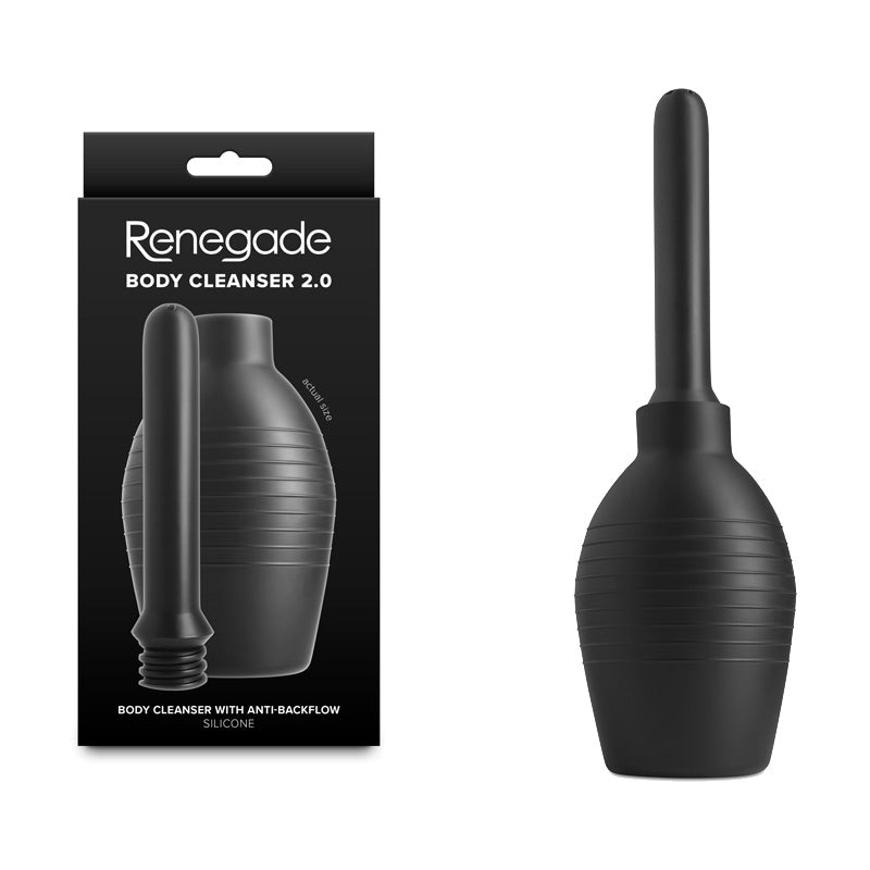 Renegade Body Cleanser 2.0 - Black - Black Unisex Douche buy online Australia