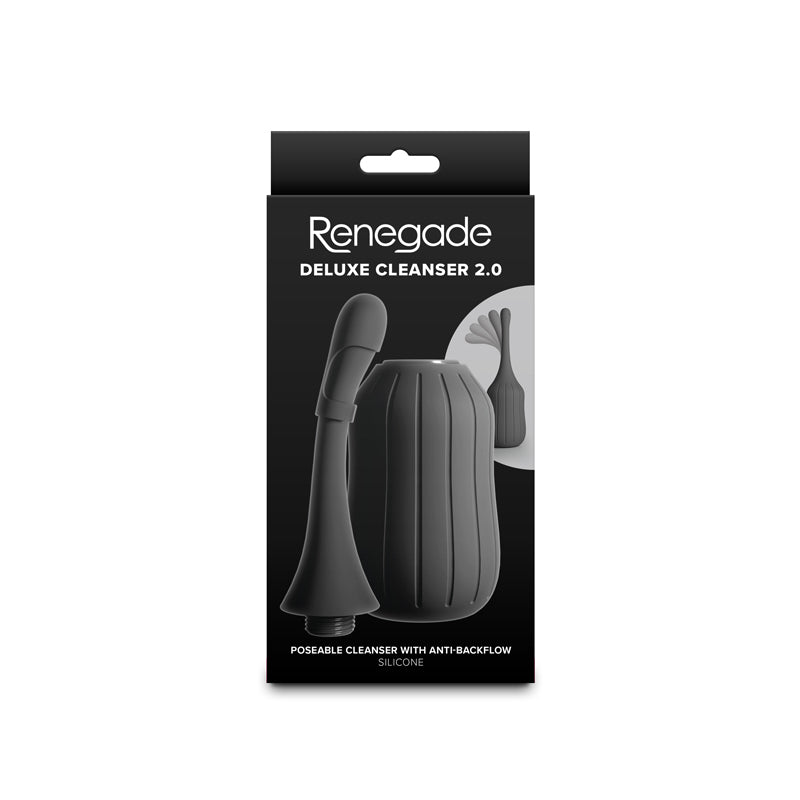 Renegade Deluxe Cleanser 2.0 - Black - Black Unisex Douche — image 4