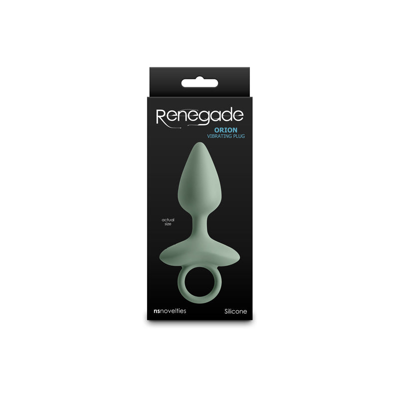 Renegade Orion - Sage - Green 13 cm USB Rechargeable Vibrating Butt Plug