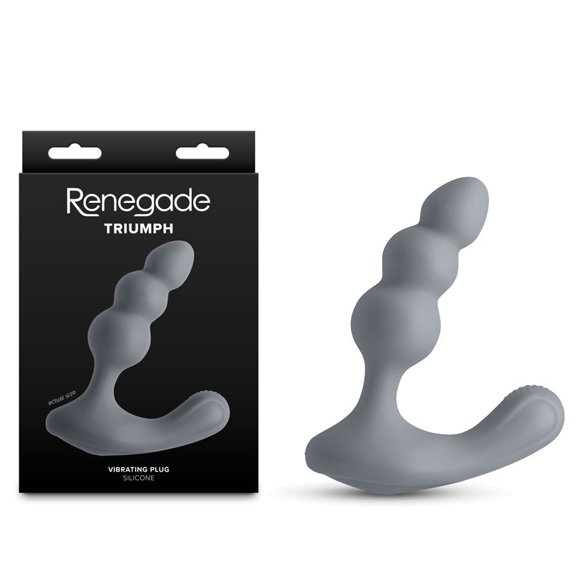 Renegade Thumper - Grey - Grey 13.1 cm Prostate Massager buy online Australia