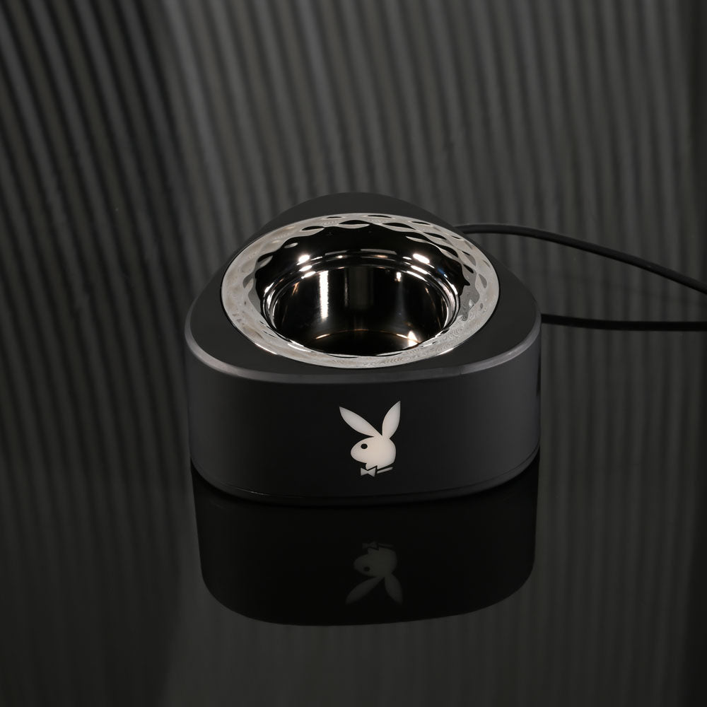 Playboy Pleasure PLEASURE ZONE - Black 21.4 cm Vibrator with USB Charging Dock