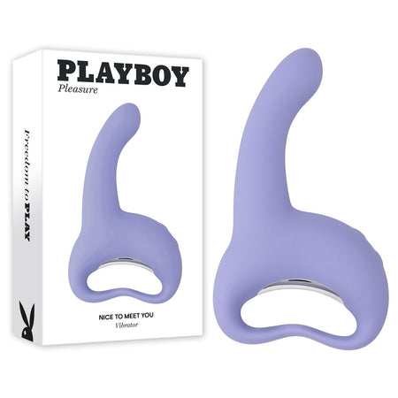 Playboy Pleasure NICE TO MEET YOU - Purple 19.5 cm Vibrator buy online Australia