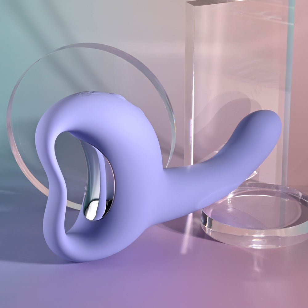 Playboy Pleasure NICE TO MEET YOU - Purple 19.5 cm USB Rechargeable Vibrator — view 6