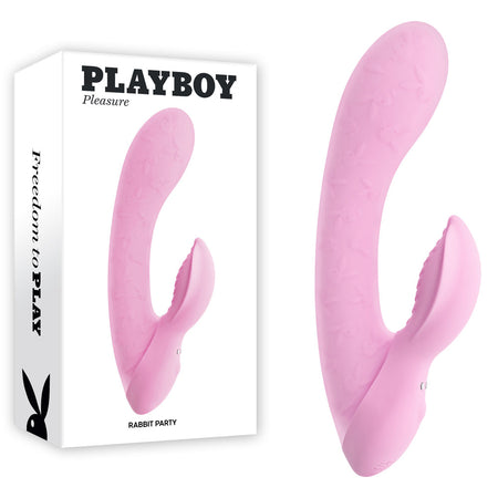 Playboy Pleasure RABBIT PARTY - Pink 15.2 cm Rabbit Vibrator buy online Australia