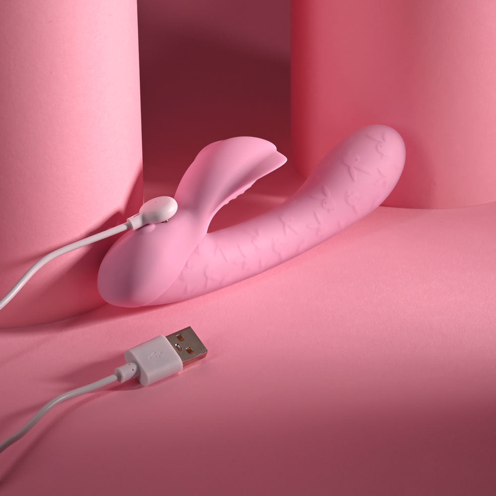 Playboy Pleasure RABBIT PARTY - Pink 15.2 cm USB Rechargeable Rabbit Vibrator — view 9