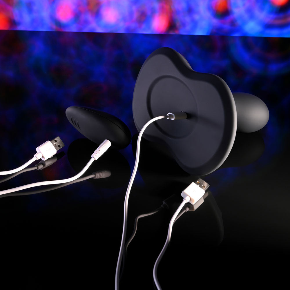 Playboy Pleasure SITTIN & SPINNIN - Black USB Rechargeable Spinning Vibrator & Grinder Pad with Remote — view 9