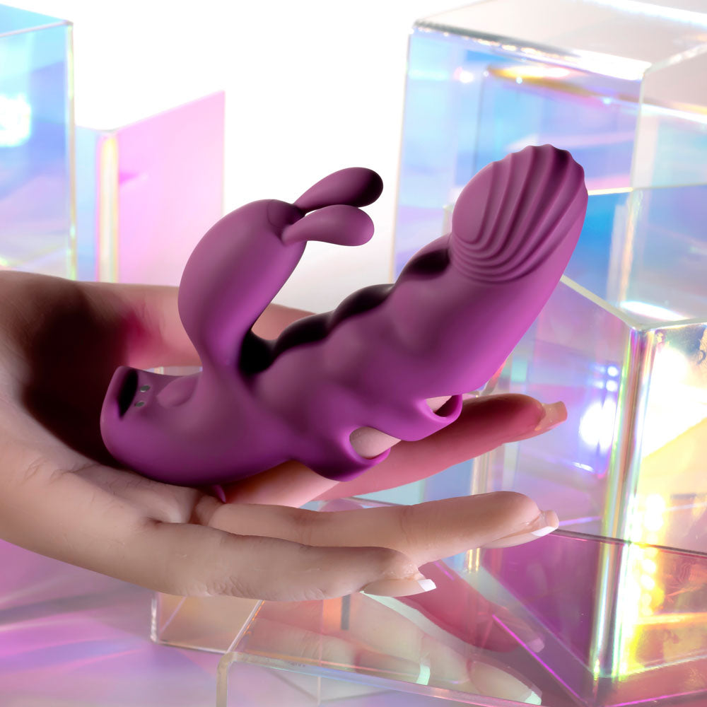 Playboy Pleasure LEND A HAND - Purple Finger Vibrator
