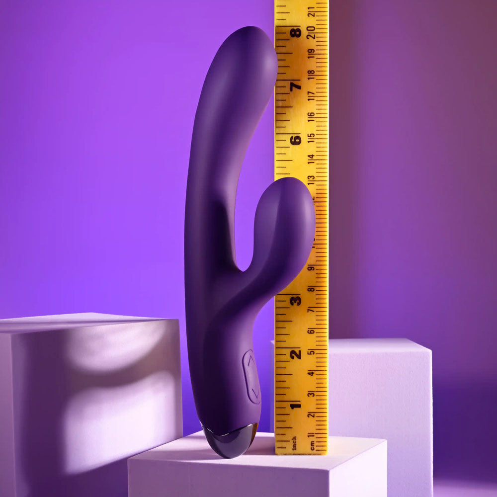Playboy Pleasure NEW CRUSH - Purple 20.6 cm USB Rechargeable Rabbit Vibrator — view 6