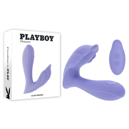 Playboy Pleasure LILAC FANTASY - Purple 13.5 cm Tapping Vibrator with Remote buy online Australia