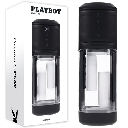 Playboy Pleasure SIDE PIECE - Warming Auto Stroker buy online Australia