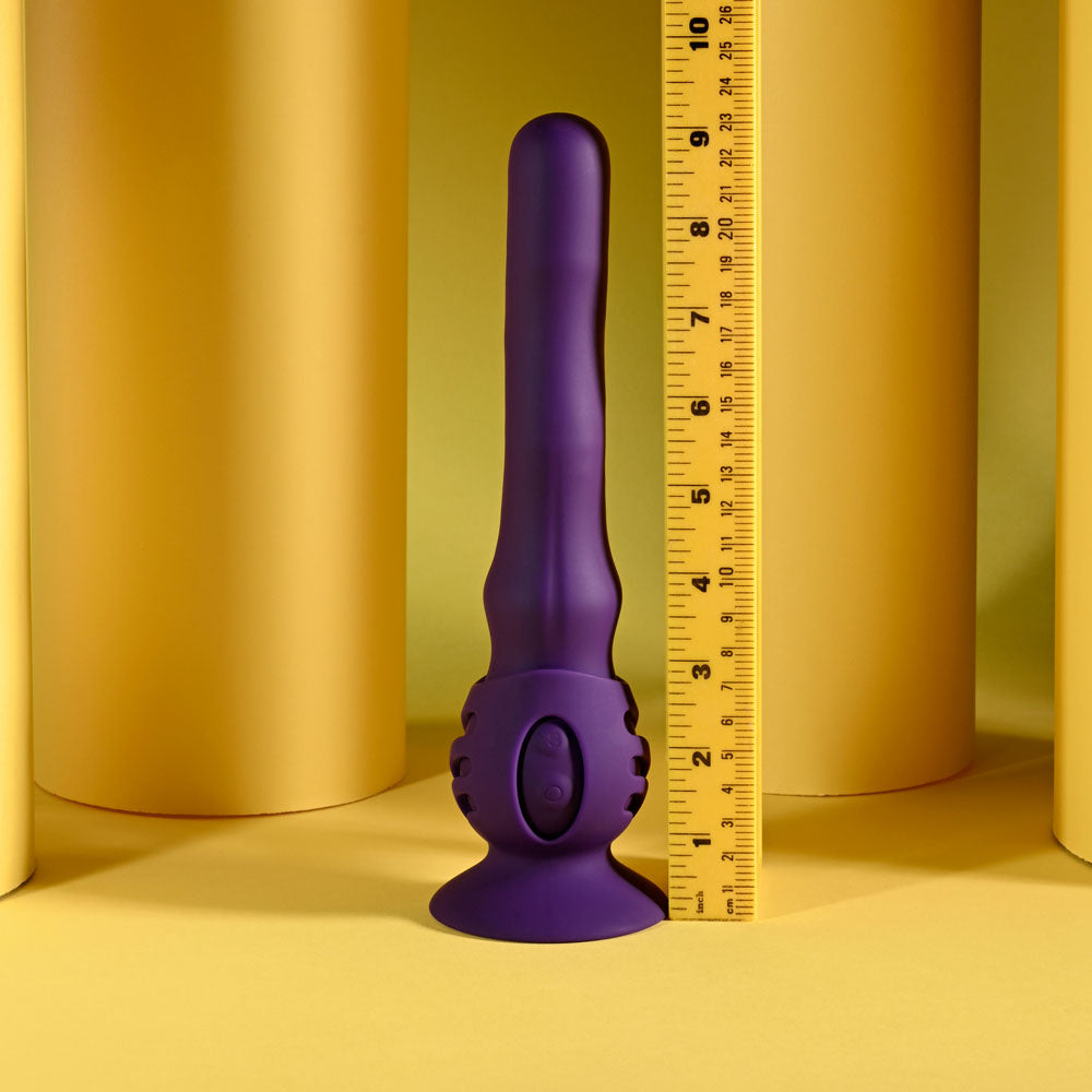 Playboy Pleasure WIGGLE IT - Purple 23.9 cm USB Rechargeable Wiggling Vibrator — view 8