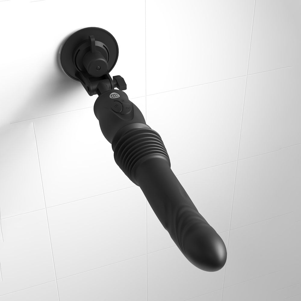 FFS Ultimate Silicone Thruster - Black - Black Thrusting Vibrator