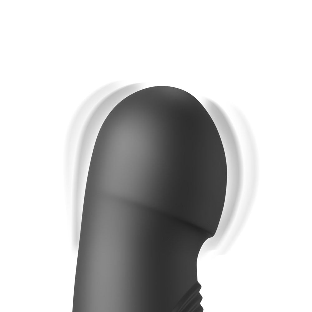 Fetish Fantasy Series Pogo Thruster - Black 23.5 cm Gyrating Rabbit Vibrator