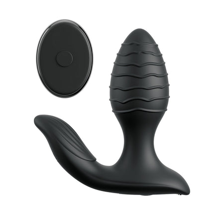 Anal Fantasy Elite Gyro-Milk Pro - Black - Black Gyrating Butt Plug