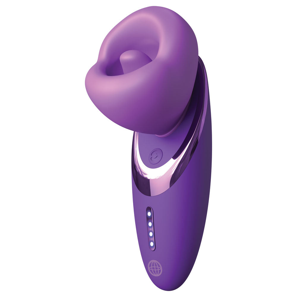 Fantasy For Her Pleasure Sucker - Purple Sucking, Licking & Vibrating Stimulator buy online Australia