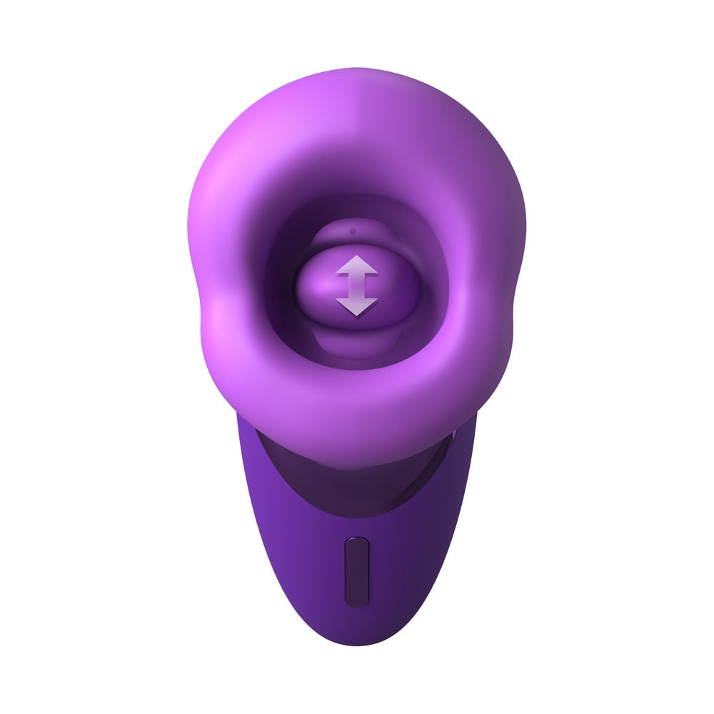 Fantasy For Her Pleasure Sucker - Purple Sucking, Licking & Vibrating Stimulator