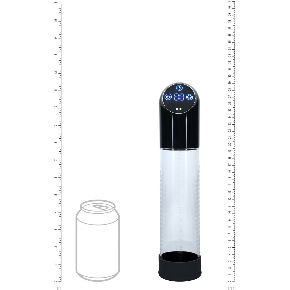 PUMPED Automatic Waterproof Pump - Black - Black/Clear Automatic Penis Pump