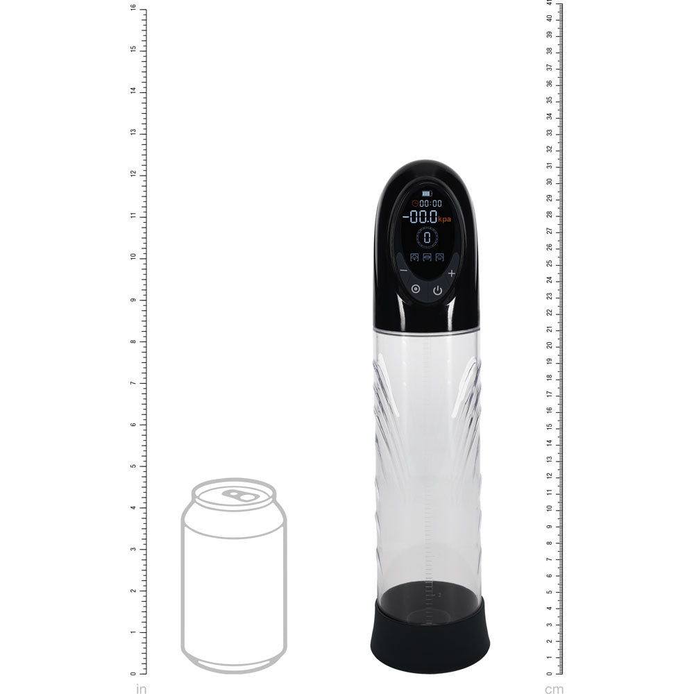 PUMPED CyberPulse Automatic Penis Pump - Black - Black/Clear Auto Penis Pump