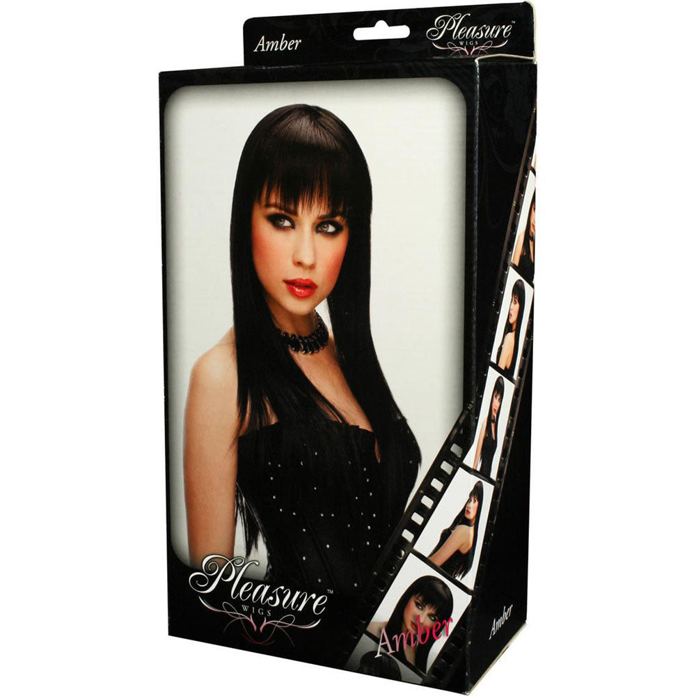 PLEASURE WIGS Amber - Black - Black Wig buy online Australia
