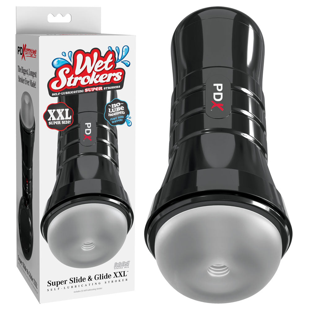 PDX Wet Pussies - Super Slide & Glide XXL - Clear Stroker buy online Australia