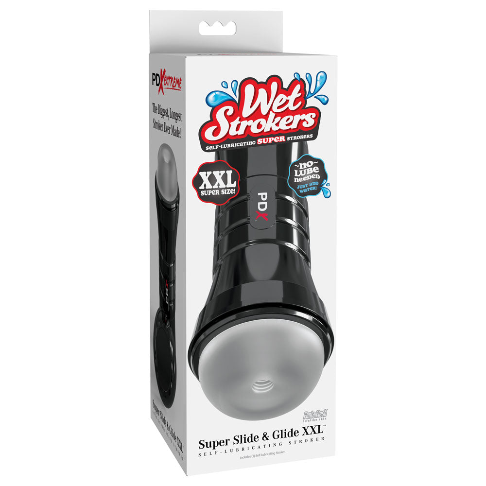 PDX Wet Pussies - Super Slide & Glide XXL - Clear Stroker — view 8