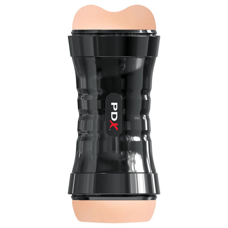 Pipedream PDX Wet Pussies Super Flip-A-Pussy Over Light Flesh Dual Ended Stroker (Vagina & Ass)