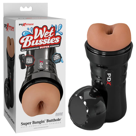 PDX Wet Bussies Super Bangin Butt - Brown - Brown Anal Stroker buy online Australia