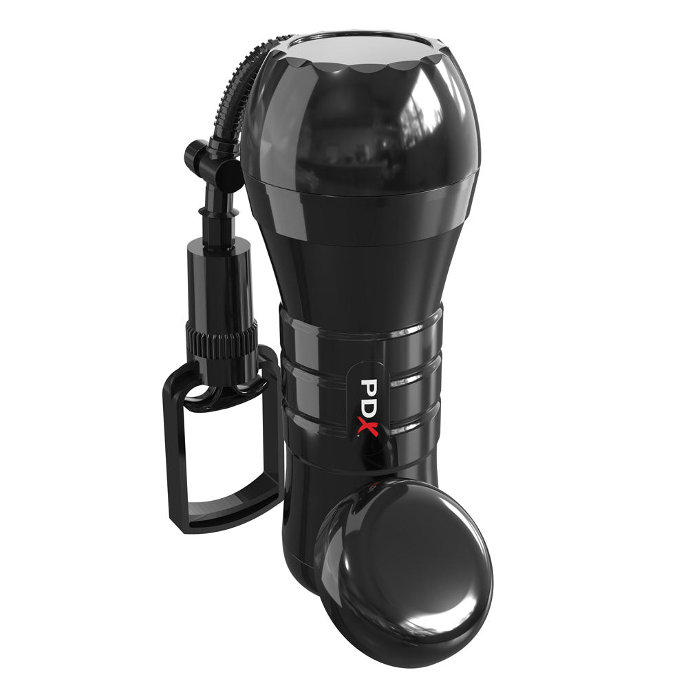 PDX Wet Pussies Super Sucker XXL Stroker - Flesh - Flesh Vagina Stroker with Suction Pump