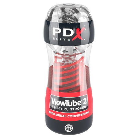 PDX Elite Viewtube 2 - Clear Stroker buy online Australia