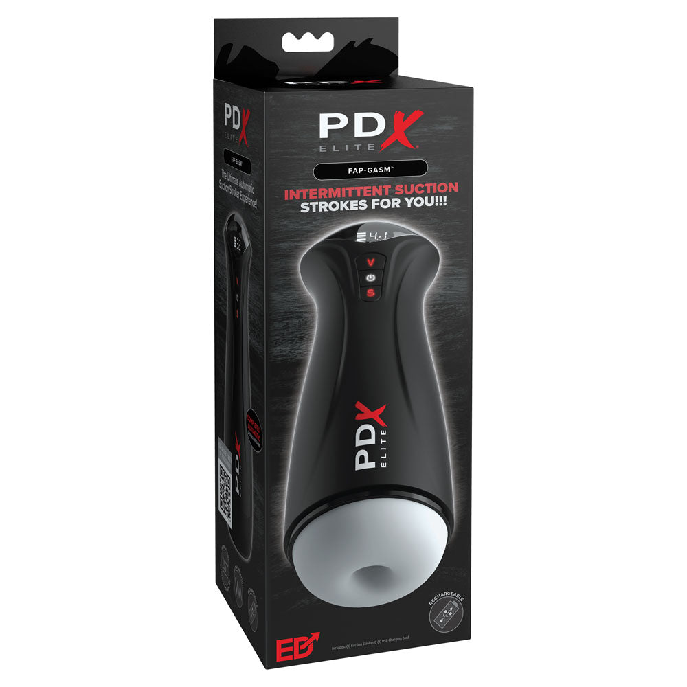 PDX Elite Fuck-Gasm - Flesh - USB Rechargeable Sucking & Vibrating Auto Stroker — view 6