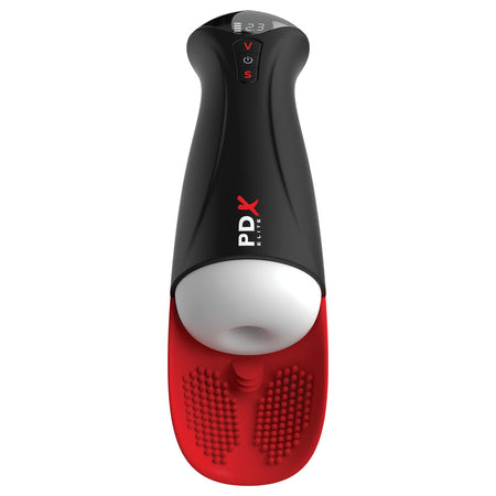 Pipedream PDX Elite Fap-O-Matic Pro XL White/Red White USB Rechargeable Auto Stroker