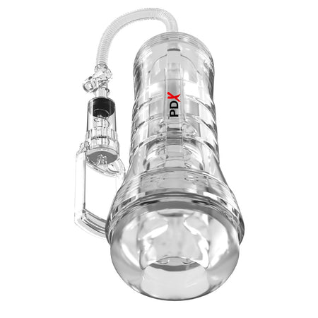 PDX Elite ViewTube Vac XXL Pump Stroker - Clear Vagina Stroker with Suction Pump